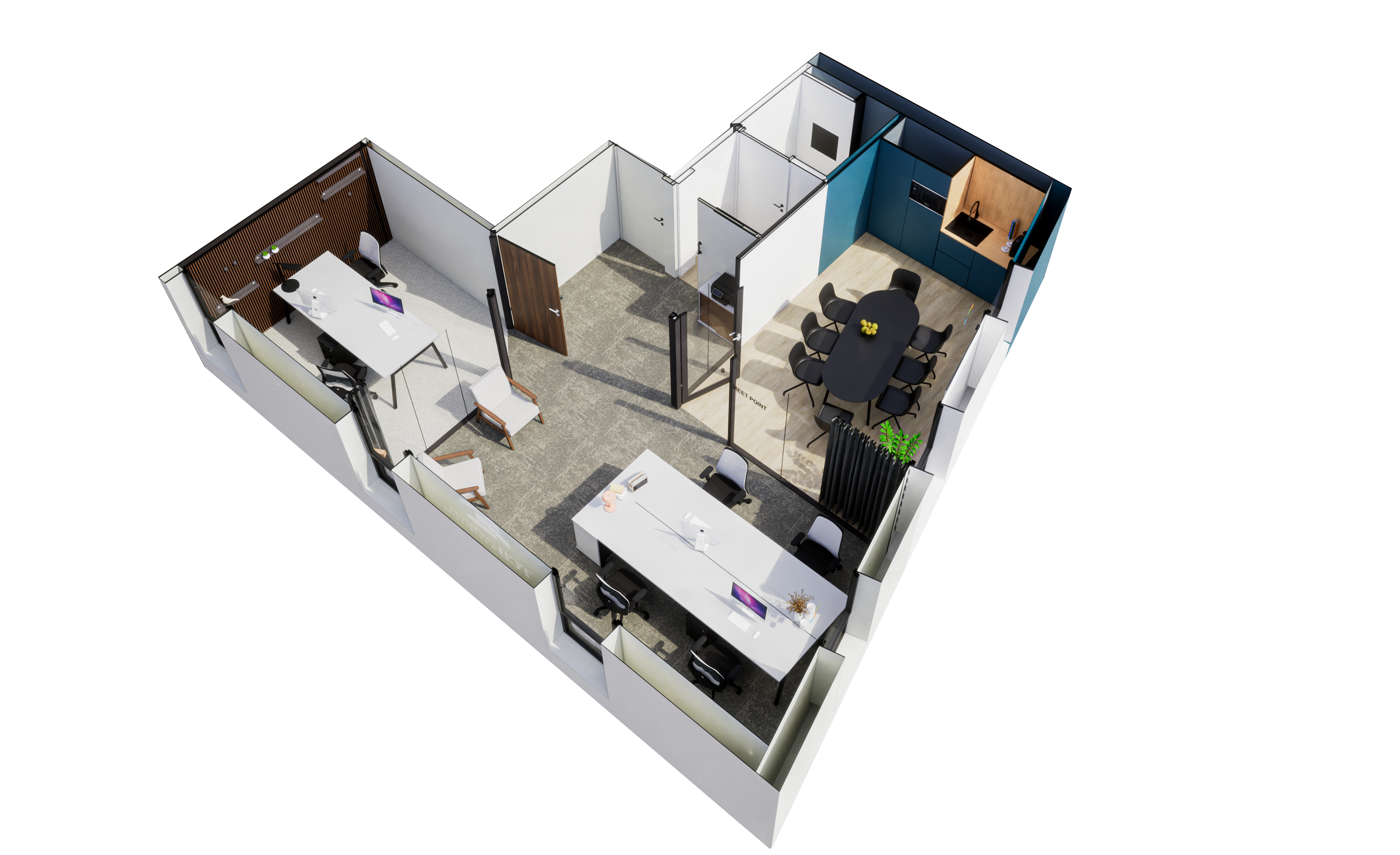 TCB — plan 3D en coupe